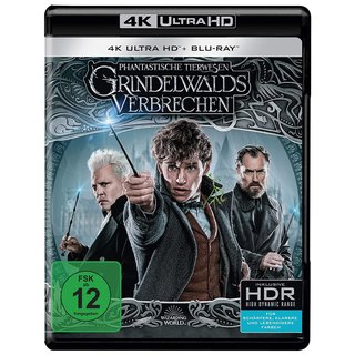 Blu-ray Phantastische Tierwesen: Grindelwalds Verbrechen (4K Ultra HD Kinofassung + 2D Kinofassung) (FSK 12) - gebraucht