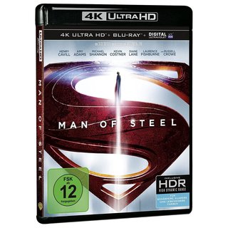 Blu-ray Man of Steel (4K Ultra HD + 2D-Blu-ray) (FSK 12) - gebraucht