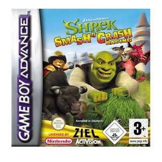 GBA Shrek Smash N Crash Racing nur Modul