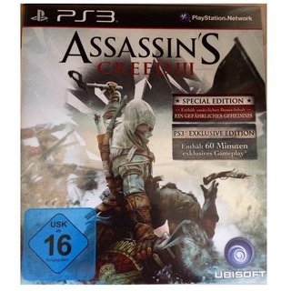 PS3 Assassins Creed 3 USK Special Edition gebraucht