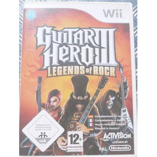 Wii Guitar Hero III Legends Of Rock gebraucht