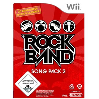 Wii Rock Band Song Pack 2  gebraucht