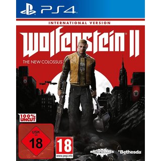 PS4 Wolfenstein 2 New Col. UNCUT eng New Colossus internationale Version gebraucht