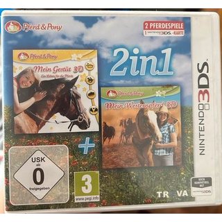 2DS / 3DS 2in1: Mein Fohlen + Reiterhof USK gebraucht