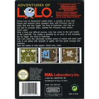 NES Adventures of Lolo nur Modul