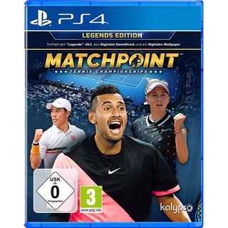 PS4 Matchpoint Tennis Championships Legends Edition  NEU