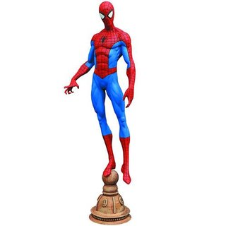 Merc Figur Amazing Spiderman, The Diorama 23cm PVC 23cm Diamond Marvel Gallery