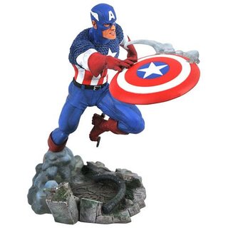 Merc Figur Captain America 25cm PVC 25cm Diamond Marvel Gallery