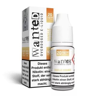 Wanted Vanille Orange 20mg Overdosed 10ml NicSalt