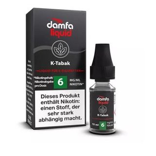 Damfaliquid K-Tabak V2 6mg 10ml (S)