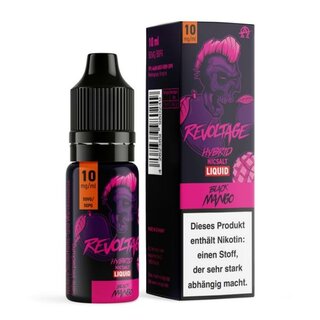 Revoltage Liquid - Black Mango 10ml 20mg/ml Hybrid-Nikotinsalz