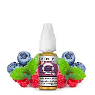 ElfBar Elfliq Blueberry Sour Raspberry NicSalt 10mg