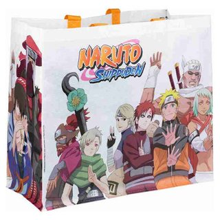 Merc Tasche Naruto Einkaufstasche weiss  40 x 45 x 20 cm