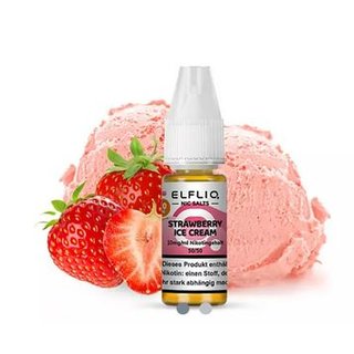 ElfBar Elfliq Strawberry Ice Cream NicSalt 10mg