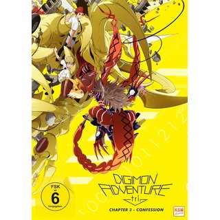 DVD Digimon Adventure tri. Chapter 3 - Confession - gebraucht