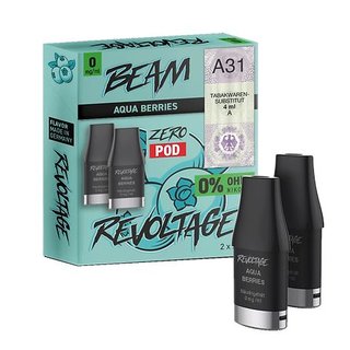 Revoltage Beam Aqua Berries PreFill Pods 2ml 20mg 2 Stck