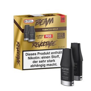 Revoltage Beam Tobacco Gold PreFill Pods 2ml 20mg 2 Stck