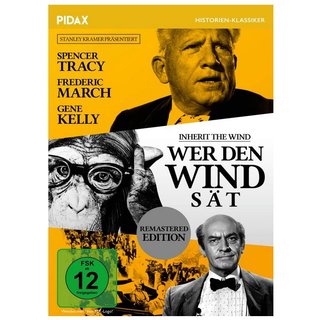 DVD Wer den Wind st (Inherit the Wind) / Spannendes Meisterwerk mit Starbesetzung (Pidax Historien-Klassiker) (FSK12) - gebraucht