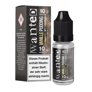 Wanted Vanillepudding mit Erdbeere 20mg Overdosed 10ml NicSalt