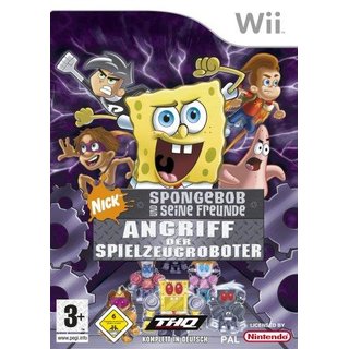 Wii SpongeBob Schwammkopf - Volle Kanne Vollgas  gebraucht