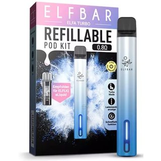 Elfbar ELFA Turbo Kit aurora-cyan