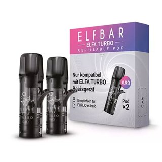 ELFBAR ELFA TURBO Refillable 0.8ohm 2er Pack(NUR TURBO KOMP.)