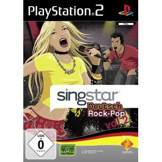 PS2 SingStar Deutsch Rock-Pop vol.2 gebraucht