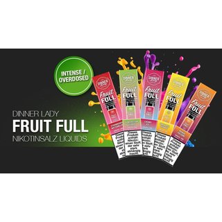 Dinner Lady Fruit Full Nikotinsalz - Banana Ice 10mg