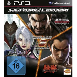 PS3 Fighting Edition (SoulCalibur V &ndash; Tekken 6 &ndash; Tekken Tag Tournament 2) gebraucht